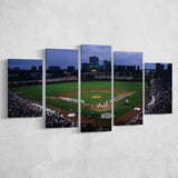 Wringley Field all Star, Stadium Canvas, Sport Art, Large Canvas, Multi Panels, Canvas Prints Wall Art Decor