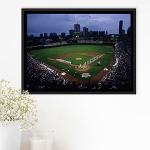 Wringley Field all Star, Stadium Canvas, Sport Art, Gift for him, Framed Canvas Prints Wall Art Decor, Framed Picture