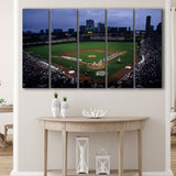 Wringley Field all Star, Stadium Canvas, Sport Art, Gift for him, Multi Panels B, Canvas Prints Wall Art Decor