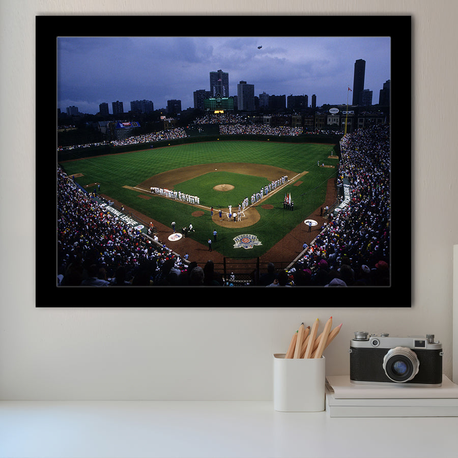 Wringley Field all Star, Stadium Canvas, Sport Art, Gift for him, Framed Art Prints Wall Art Decor, Framed Picture