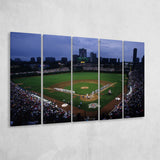 Wringley Field all Star, Stadium Canvas, Sport Art, Gift for him, Multi Panels B, Canvas Prints Wall Art Decor