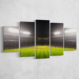 Wringley Field at Night, Stadium Canvas, Sport Art, Large Canvas, Multi Panels, Canvas Prints Wall Art Decor