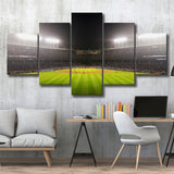 Wringley Field at Night, Stadium Canvas, Sport Art, Large Canvas, Multi Panels, Canvas Prints Wall Art Decor