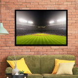 Wringley Field at Night, Stadium Canvas, Sport Art, Gift for him, Framed Art Prints Wall Art Decor, Framed Picture