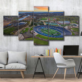 Yale Bulldogs Stadium Canvas Prints Yale Bowl Stadium Wall Art,Multi Panels,Sport Stadium Art Prints, Fan Gift