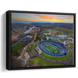 Yale Bulldogs Stadium Framed Canvas Prints Yale Bowl Stadium Wall Art,Sport Stadium Art Prints, Fan Gift