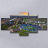 Yale Bulldogs Stadium Canvas Prints Yale Bowl Stadium Wall Art,Multi Panels,Sport Stadium Art Prints, Fan Gift