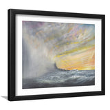 Yamato Emerges From Pacific Typhoon Wall Art Print - Framed Art, Framed Prints, Painting Print
