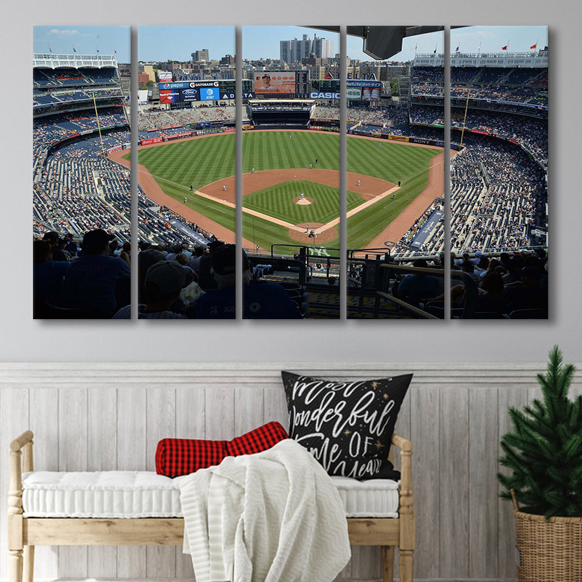 Yankee Stadium 5 Pieces B Canvas Prints Wall Art - Painting Canvas, Mu –  UnixCanvas