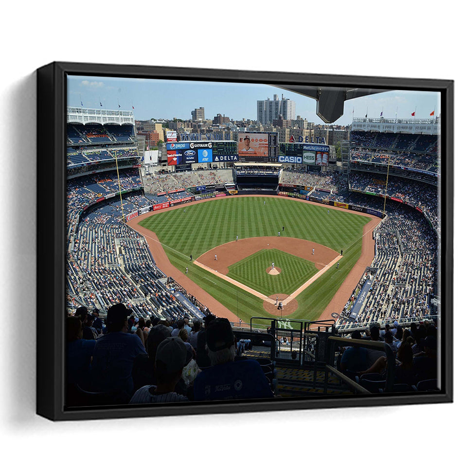 Yankee Stadium Baseball Stadium Framed Canvas Prints Art,Sport Stadium Art Prints, Fan Gift