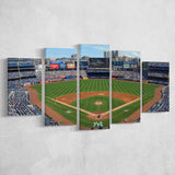 Yankee Stadium Baseball Stadium Canvas Prints New York,Multi Panels,Sport Stadium Art Prints, Fan Gift