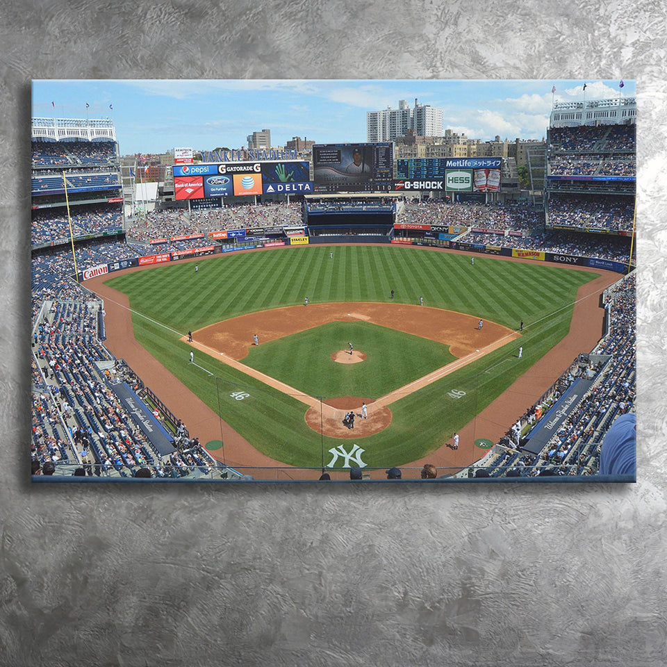 Opening Day Yankee Stadium. New York Canvas Print / Canvas Art by