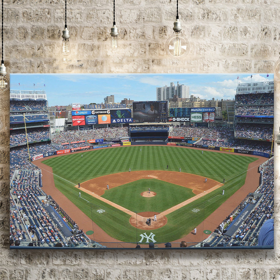 Yankee Stadium Baseball Stadium Canvas Prints New York,Sport Stadium Art Prints, Fan Gift, Wall Decor