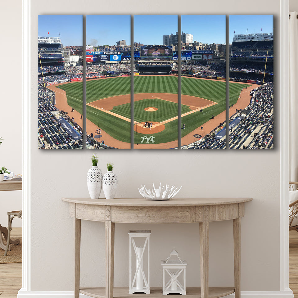 Yankee Stadium, Stadium Canvas, Sport Art, Gift for him,100 Multi Panels B, Canvas Prints Wall Art Decor