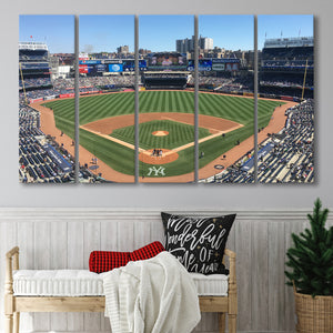 Yankee Stadium, Stadium Canvas, Sport Art, Gift for him,100 Multi Panels B, Canvas Prints Wall Art Decor