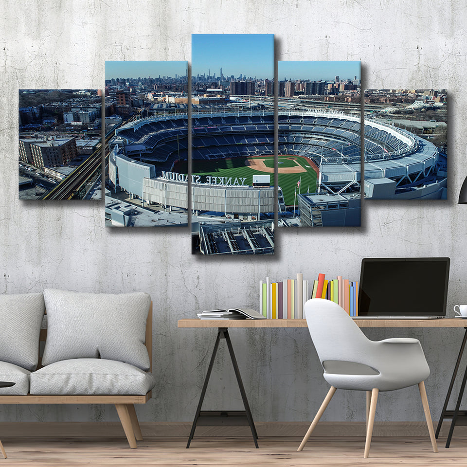 Yankee Stadium, Stadium Canvas, Sport Art, Large Canvas, Multi Panels, Canvas Prints Wall Art Decor
