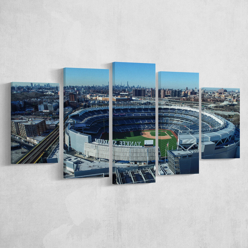 Yankee Stadium, Stadium Canvas, Sport Art, Large Canvas, Multi Panels, Canvas Prints Wall Art Decor