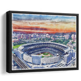 Yankees Baseball Yankee Stadium Watercolor, Sport Art Prints Fan Gift, Framed Canvas Prints Wall Art Decor