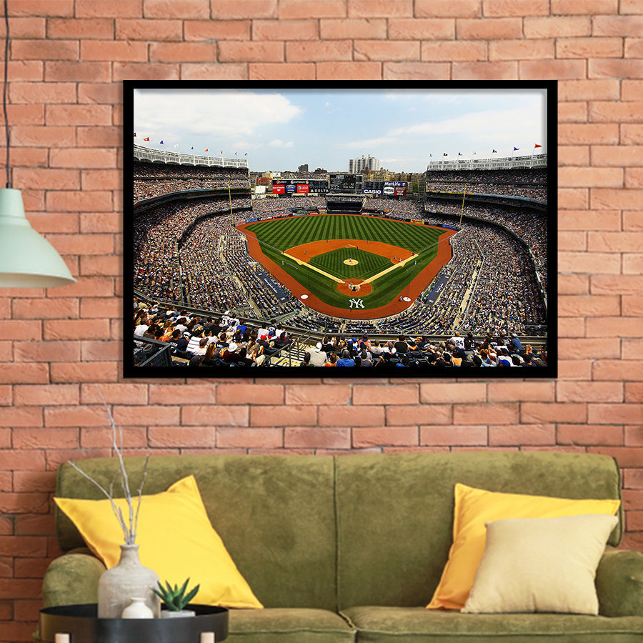 Yankee Stadium in New York, Stadium Canvas, Sport Art, Gift for him,100 Framed Art Prints Wall Art Decor, Framed Picture