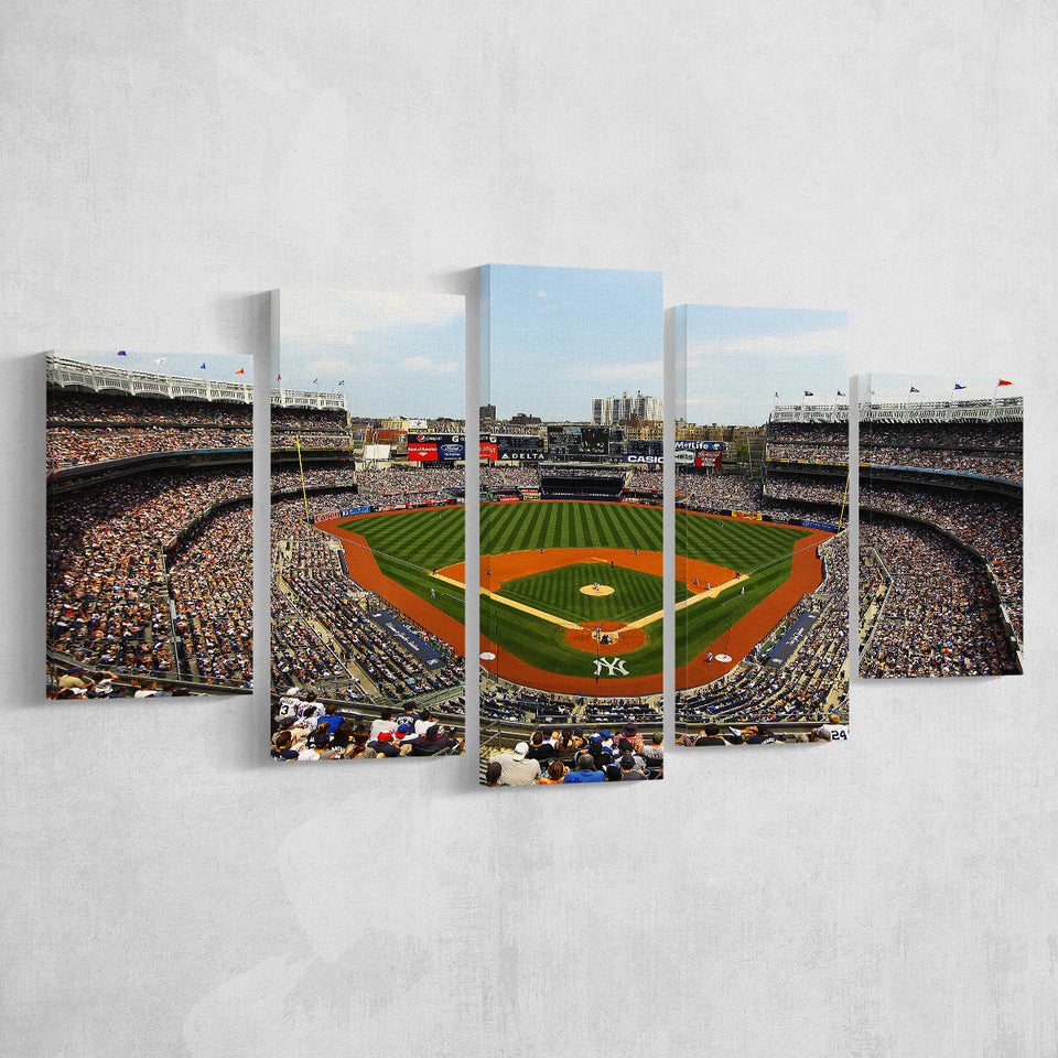 Yankee Stadium in New York, Stadium Canvas, Sport Art, Large Canvas,V1 Multi Panels, Canvas Prints Wall Art Decor