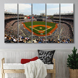Yankee Stadium in New York, Stadium Canvas, Sport Art, Gift for him,100 Multi Panels B, Canvas Prints Wall Art Decor