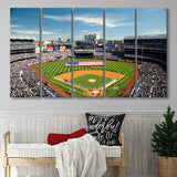 Yankee Stadium in New York, Stadium Canvas, Sport Art, Gift for him, Multi Panels B, Canvas Prints Wall Art Decor