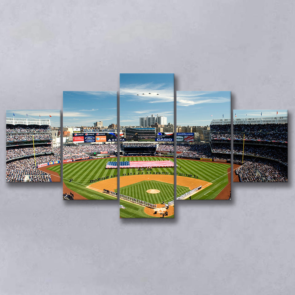 Yankee Stadium in New York, Stadium Canvas, Sport Art, Large Canvas, Multi Panels, Canvas Prints Wall Art Decor