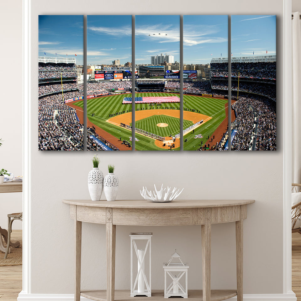 Yankee Stadium in New York, Stadium Canvas, Sport Art, Gift for him, Multi Panels B, Canvas Prints Wall Art Decor