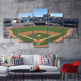 Yankee Stadium  5 Pieces Canvas Prints Wall Art - Painting Canvas, Multi Panels, 5 Panel, Wall Decor