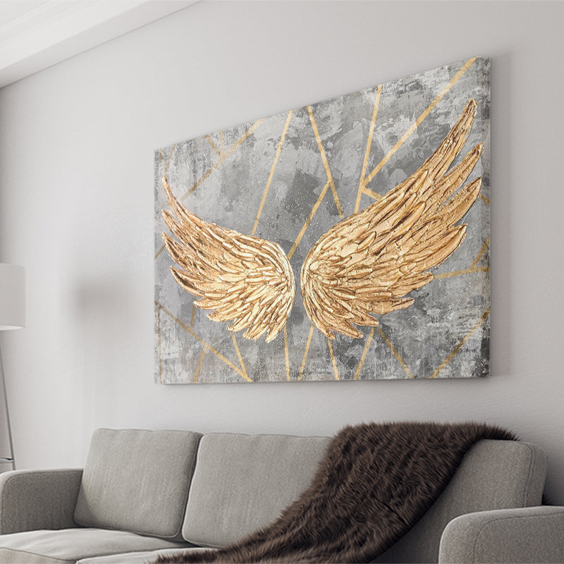 Angel Wings Wall Decoration: Luxury 3D Wall Decor