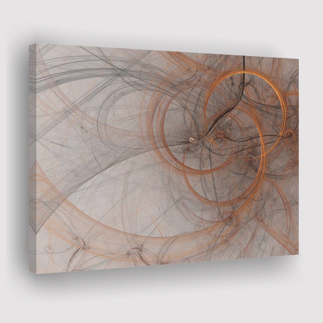 Yellow Circle Abstract Canvas Prints Wall Art - Canvas Painting, Painting Art, Prints for Sale, Wall Decor, Home Decor