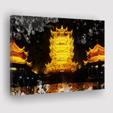 Yellow Crane Tower in Wuhan Canvas Prints Wall Art Decor - Painting Canvas, Art Print, Home Decor, Ready to Hang