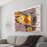 Yellow Macaw Canvas Prints Wall Art Decor - Painting Canvas, Art Print, Home Decor, Ready to Hang