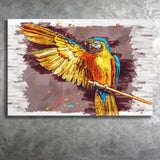 Yellow Macaw Canvas Prints Wall Art Decor - Painting Canvas, Art Print, Home Decor, Ready to Hang