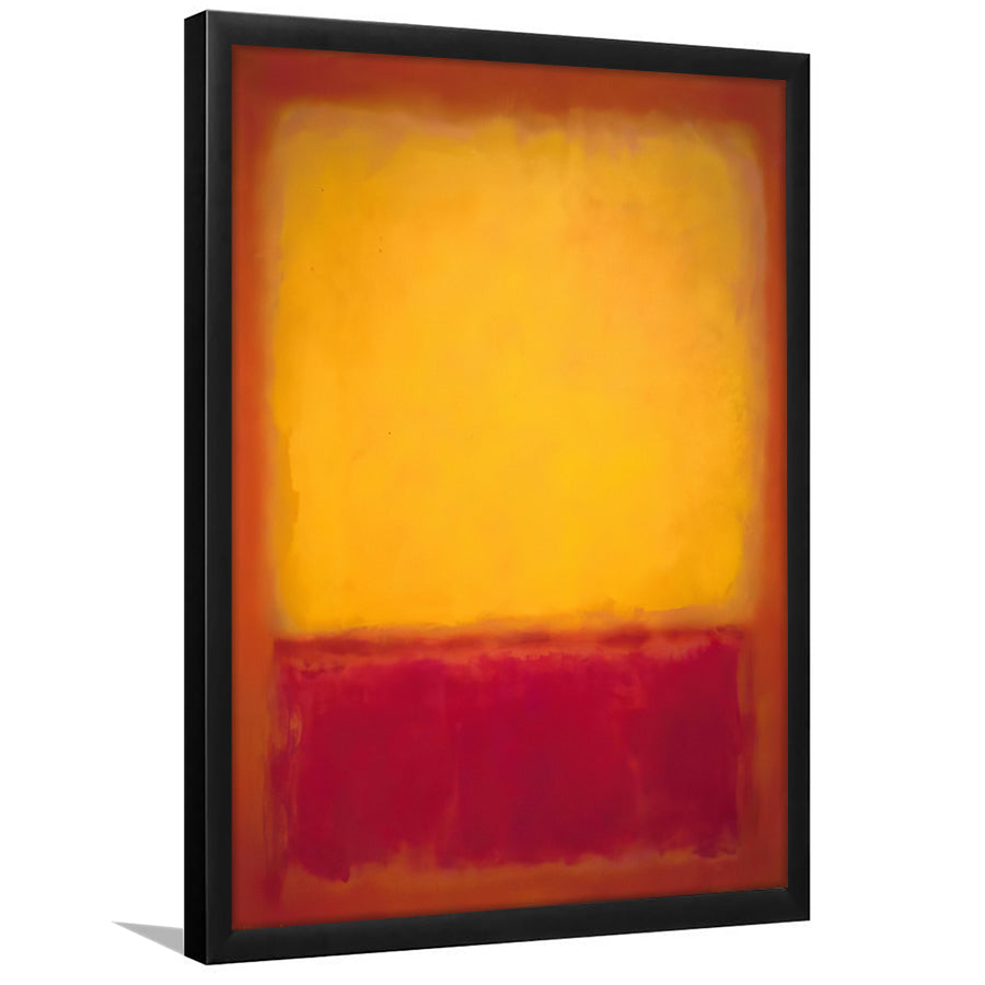 Yellow over Purple by Mark Rothko Framed Art Prints Wall Decor - Painting Prints, Home Decor, For Sale, Framed Picture