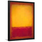 Yellow over Purple by Mark Rothko Framed Art Prints Wall Decor - Painting Prints, Home Decor, For Sale, Framed Picture