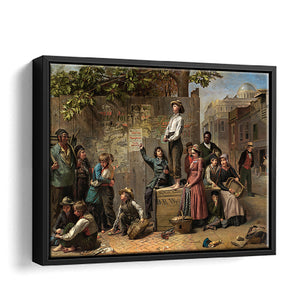 Young America Ca 1863 Canvas Wall Art - Canvas Print, Framed Canvas, Painting Canvas