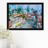 Zagreb Framed Canvas Prints Wall Art Decor - Painting Canvas, Framed Picture, Home Decor