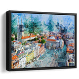 Zagreb Framed Canvas Prints Wall Art Decor - Painting Canvas, Framed Picture, Home Decor
