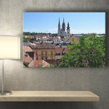 Zagreb Skyline, Zagreb Canvas Prints Wall Art Home Decor - Painting Canvas, Ready to hang