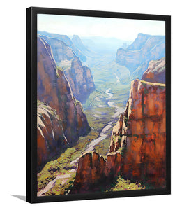 Zion Canyon - Mountain art, Art Print, Frame Art