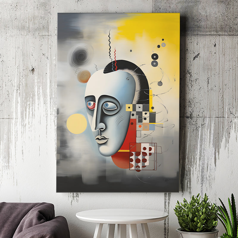 Abstract Geometric Art Painting Canvas Prints Wall Art Home Decor, Painting Canvas, Living Room Wall Decor