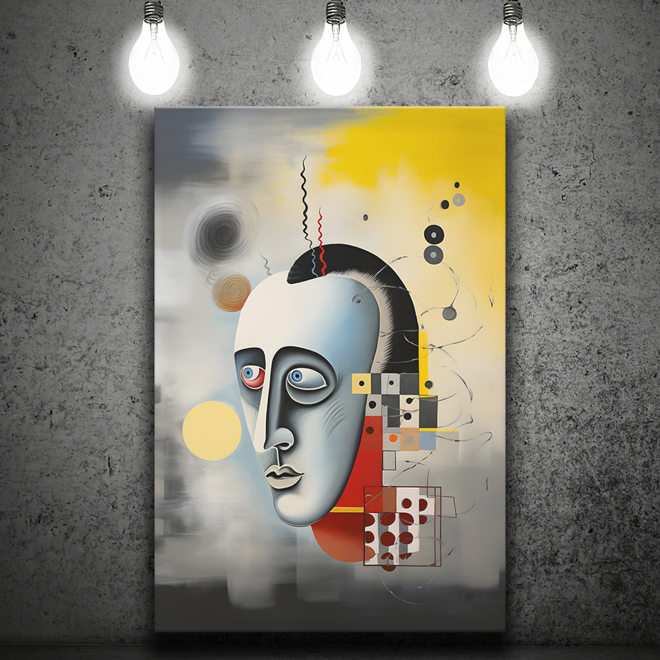 Abstract Geometric Art Painting Canvas Prints Wall Art Home Decor, Painting Canvas, Living Room Wall Decor