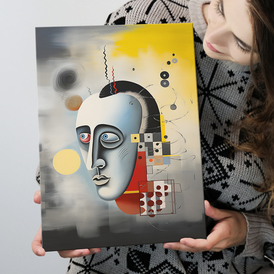 Abstract Geometric Art Painting Canvas Prints Wall Art Home Decor, Painting Canvas, Living Room Wall Decor