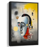 Abstract Geometric Art Painting Framed Canvas Prints Wall Art Home Decor, Painting Canvas, Floating Frame