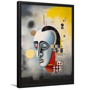 Abstract Geometric Art Painting Framed Art Prints Wall Decor, Painting Art, Framed Picture