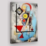 Abstract Geometric Mixcolor Painting Canvas Prints Wall Art Home Decor, Painting Canvas, Living Room Wall Decor