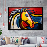 Abstract Horse Unique Painting Framed Art Prints Wall Decor, Painting Art, Framed Picture