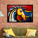 Abstract Horse Unique Painting Framed Art Prints Wall Decor, Painting Art, Framed Picture