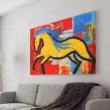 Abstract Simple Horse Luxury Art Painting Canvas Prints Wall Art Home Decor, Painting Canvas, Living Room Wall Decor
